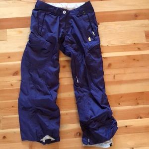DC grape purple snowboarding pants